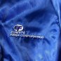 Blue Satin Jacket Small Lined Auburn Sportswear Evanite Fiber Vintage 80s