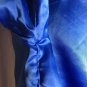 Blue Satin Jacket Small Lined Auburn Sportswear Evanite Fiber Vintage 80s