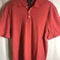 Calvin Klein Medium Salmon Polo Collared Short Sleeve Golf Polo Pink