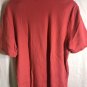Calvin Klein Medium Salmon Polo Collared Short Sleeve Golf Polo Pink