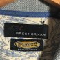 Greg Norman Hawaiian Golf Polo Short Sleeve Collard Short Sleeve Leave Design