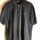 Nautica L Men's Polo Navy Short Sleeve Cotton