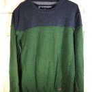 Buffalo David Bitton Medium Mens Sweater Green and Blue Long Sleeve