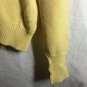 Waie Forest Pull Over Medium Yellow Long Sleeve Antigua Made In USA V-Neck