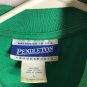 Pendleton Knockabouts Large Green Mens Polo Shirt Short Sleeve Colorful Collar