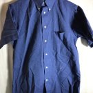 Blue Dress Polo Men's Small 14 1/2 Short Sleeve Bill Blass