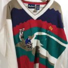 Par Four Sweater Long Sleeve XL Pull Over Golf V-Neck