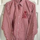 Lauren Ralph Lauren Red Striped Button-Front Blouse Top Shirt: Womens Size 10