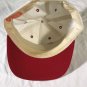 IU Hoosiers Vintage Snapback Hat Flat Bill Red and White Collegiate Licensed