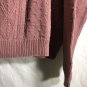 Liz Claiborne Lage Turtle Neck Made in U.S.A. Rose Red Long Sleeve