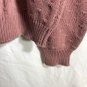 Liz Claiborne Lage Turtle Neck Made in U.S.A. Rose Red Long Sleeve