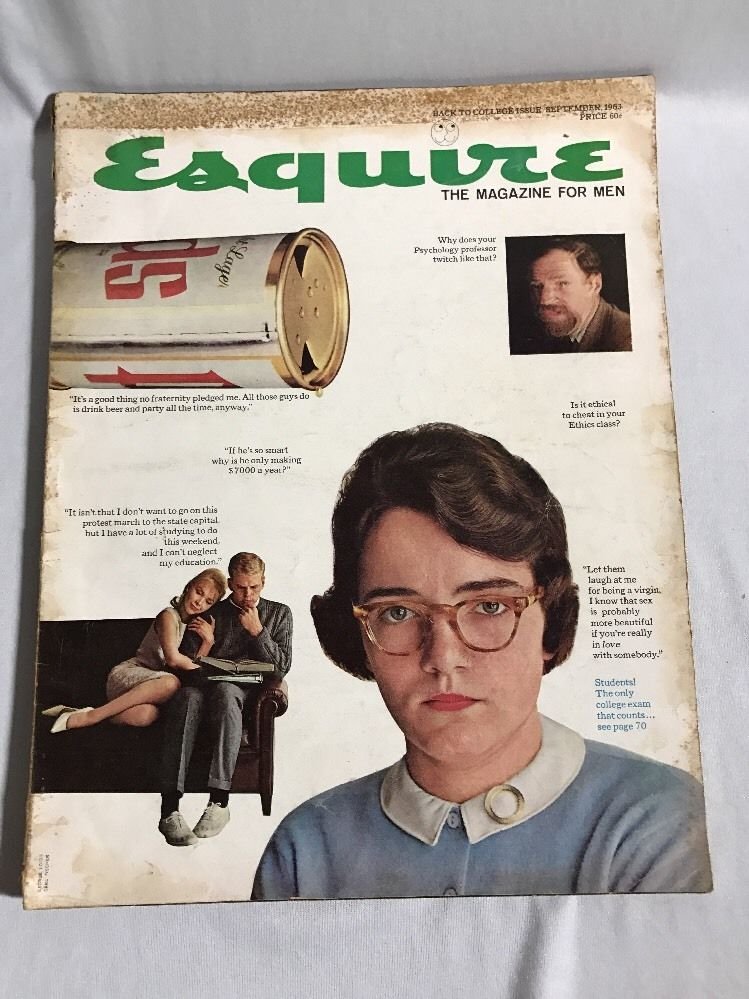 Esquire September 1963 Good Condition Complete