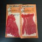 Vintage SEEKER Plastic worms - 10-12 worms per pack - different colors New