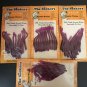 Vintage SEEKER Plastic worms - 10-12 worms per pack - different colors New