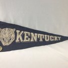 Vintage Kentucky Univeristy Pennat 26'' Long with U.K Alumni Association Button