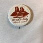 Boston Tea Party Ship & Museum Vintage Souvenir Pin Pinback Button