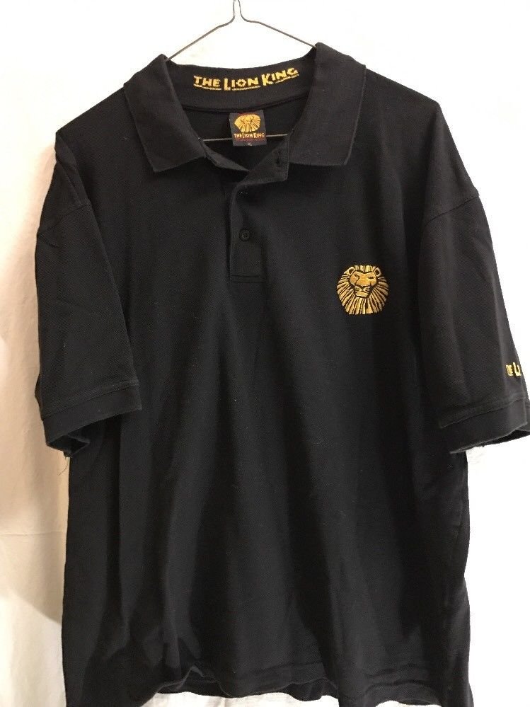 Disney's The Lion King Broadway Musical Polo Shirt Men's XL Short Sleeve