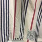 Dockers Vintage XL Short Sleeve Striped Blue and Pink Button Front