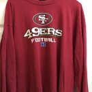 San Fransisco 49ers XL Football Long Sleeve Red NFL Team Apparel