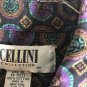 Cellini Collection Men's XL Short Sleeve Black with Funky Design