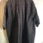 Cellini Collection Men's XL Short Sleeve Black with Funky Design