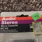 Audio Stereo Mirco Cassette MC-60 Gemini New in Package