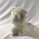 Ganz Webkinz Valentine's White lil kinz small Persian Cat w/Pink bow