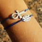 Ankh bracelet, sterling silver