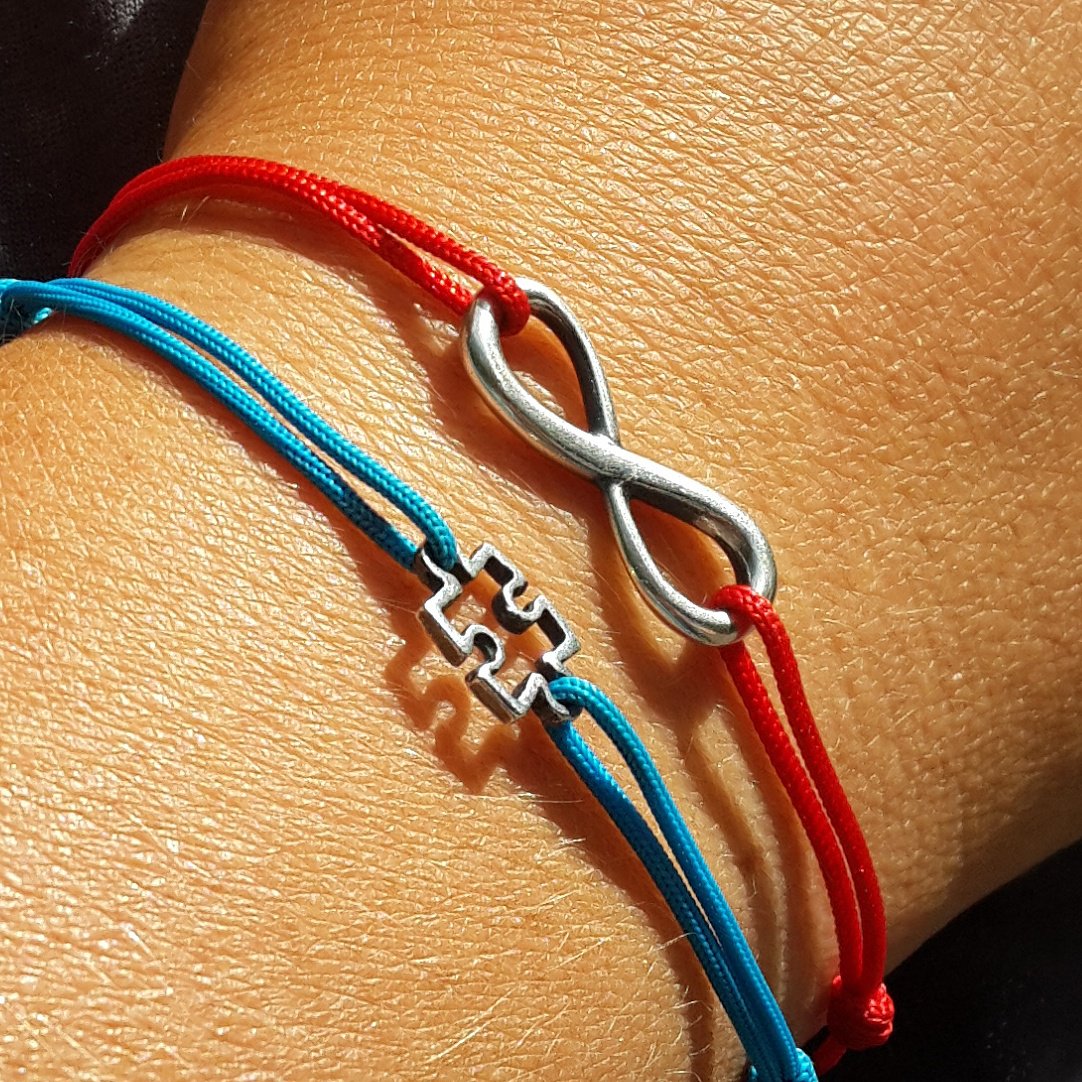 Infinity bracelet, sterling silver
