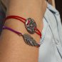 Yantra Lakshmi (Laxmi) bracelet, sterling silver