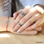 Set of rings Grape Vine, Sterling Silver