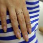 Knuckle midi rings Attraction, sterling silver