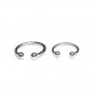Knuckle midi rings Attraction, sterling silver