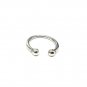 Knuckle midi rings Attraction, sterling silver