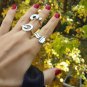 Ring Turn On, sterling silver