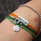 Latin quote jewelry, Let it be, sterling silver