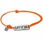 Latin quote jewelry, Let it be, sterling silver
