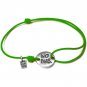 No Fear, Sterling silver inspirational bracelet