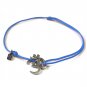 Om bracelet, sterling silver