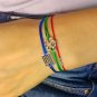 Flag of Greece Bracelet, Sterling Silver