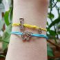 Elephant bracelet, sterling silver