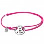 Bitcoin bracelet, sterling silver