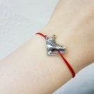 Ice skating bracelet, sterling silver