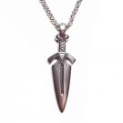 Sword pendant, sterling silver