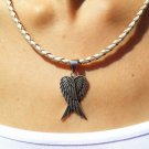 Angel Wings Pendant, Sterling Silver