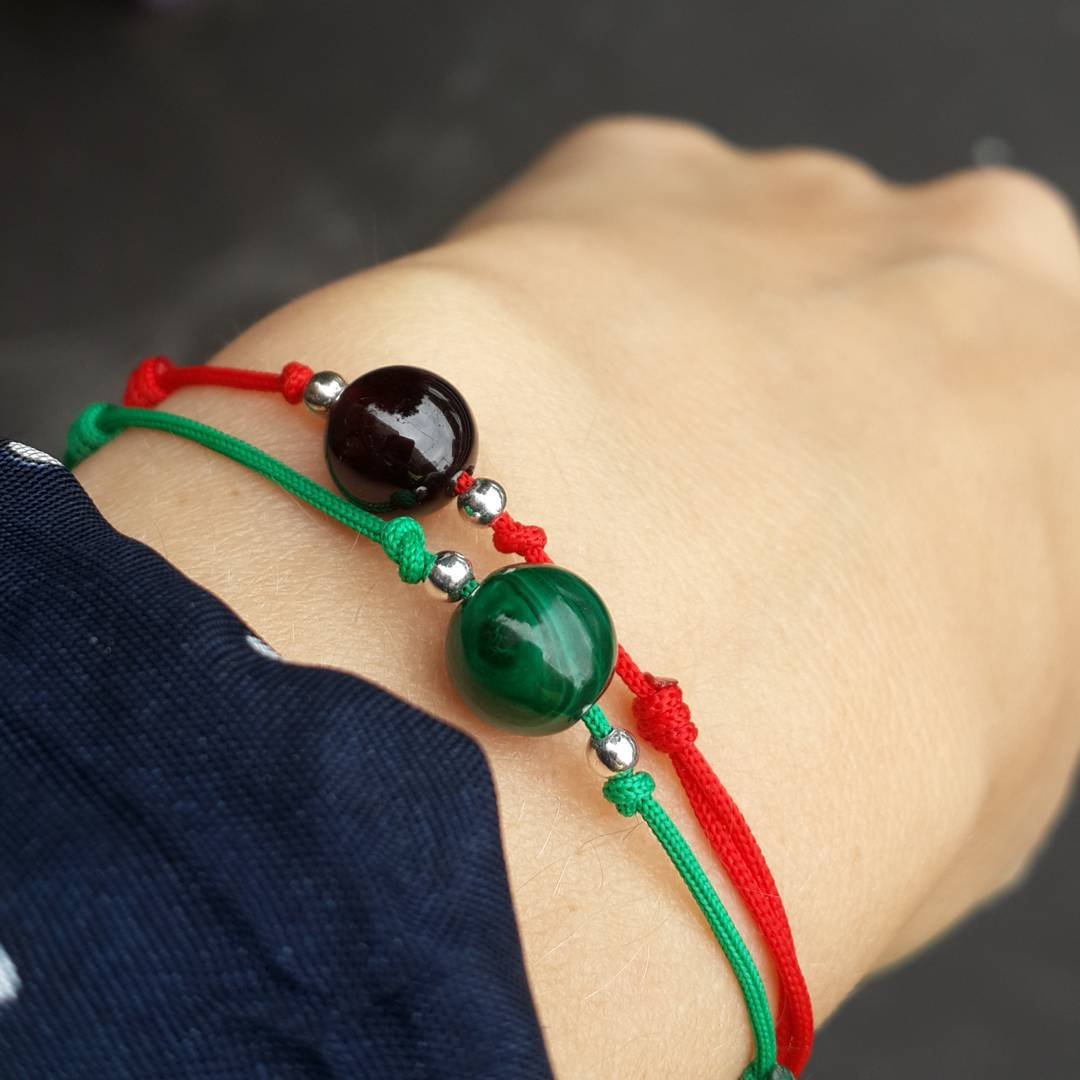 The Root Chakra balancing red cord bracelet