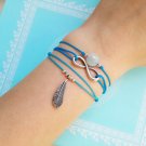 5th Chakra bracelet with Aquamarine