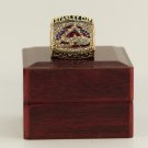 2001 COLORADO AVALANCHE STANLEY CUP CHAMPIONSHIP RING WITH WOODEN BOX