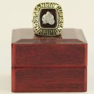 1996 COLORADO AVALANCHE STANLEY CUP CHAMPIONSHIP RING WITH WOODEN BOX