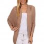 Open Front Dolman Sleeve Long Lightweight Cocoon Cardigan